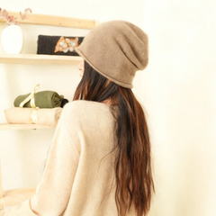 Fall & Winter Casual Warm Breathable Cuffed Cashmere Knit Hat