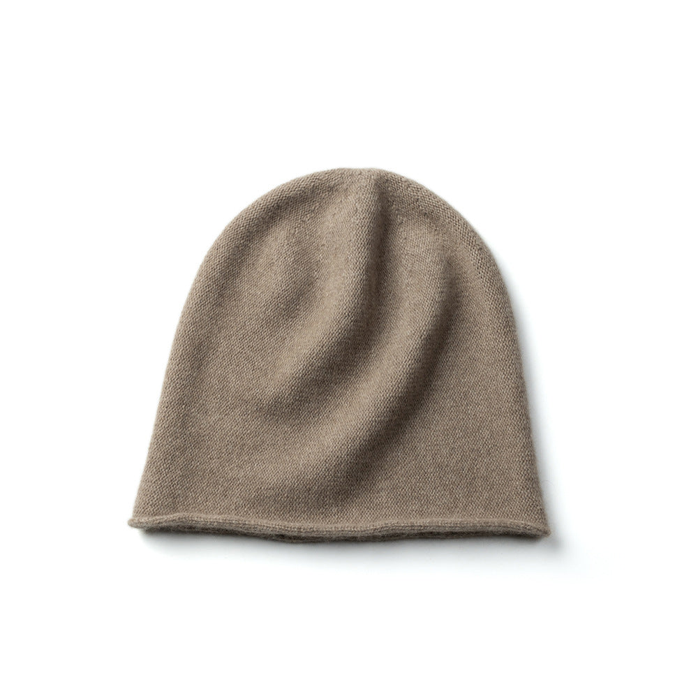 Fall & Winter Casual Warm Breathable Cuffed Cashmere Knit Hat