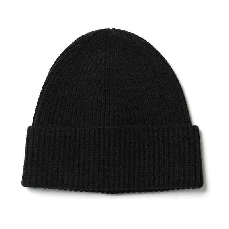 Fall & Winter Unisex Multi-Color Solid Warm Knitted Cashmere Hat