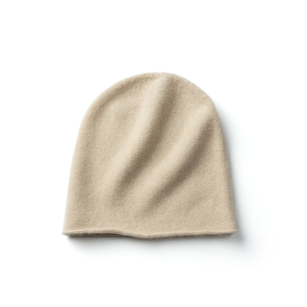 Fall & Winter Casual Warm Breathable Cuffed Cashmere Knit Hat